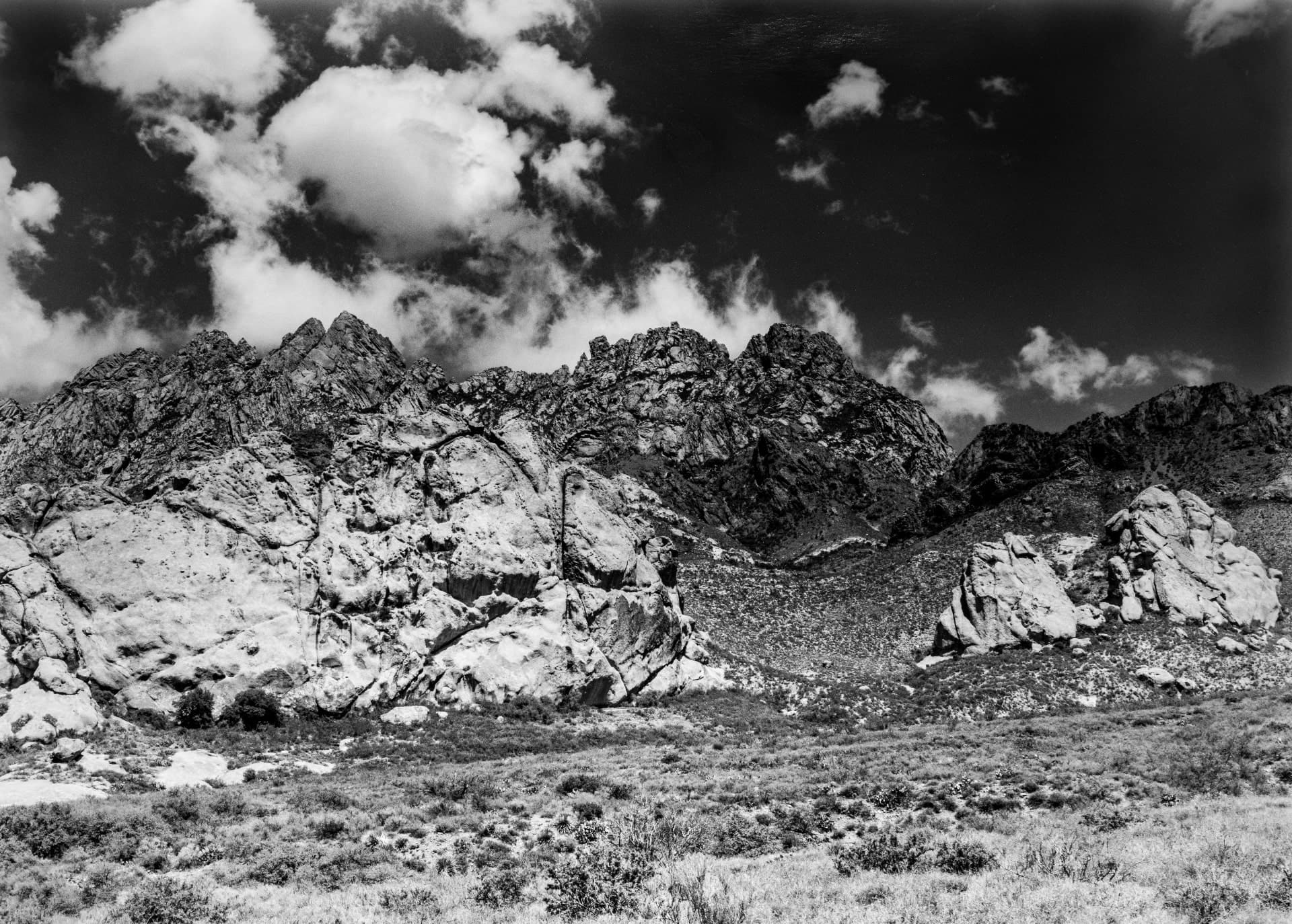 Organ Mountains from Dripping Springs - Kirk P. Conrad